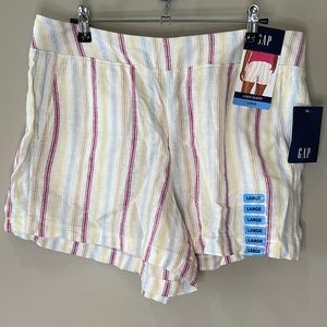 NWT Gap Linen Shorts, Size Women’s Large